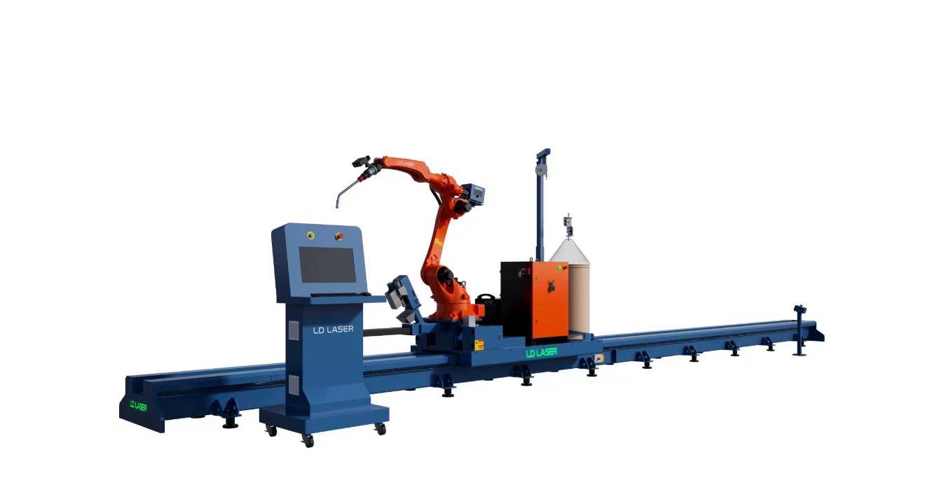 ROBOT ZA VARENJE zatvoren model CNC mašine sa izmenjivim stolovima